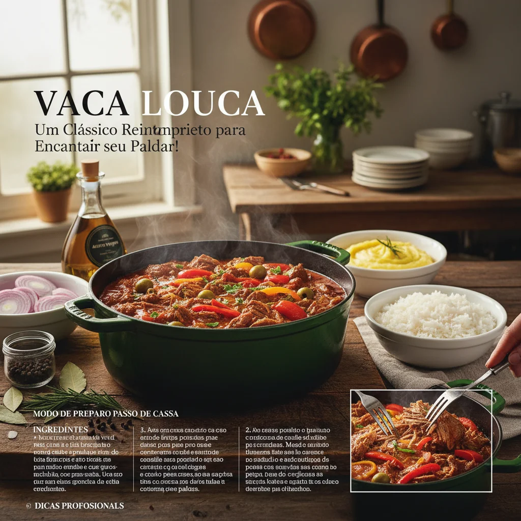 Receita de Vaca Louca: Aprenda a Fazer a Sobremesa Irresistível e Cremosa